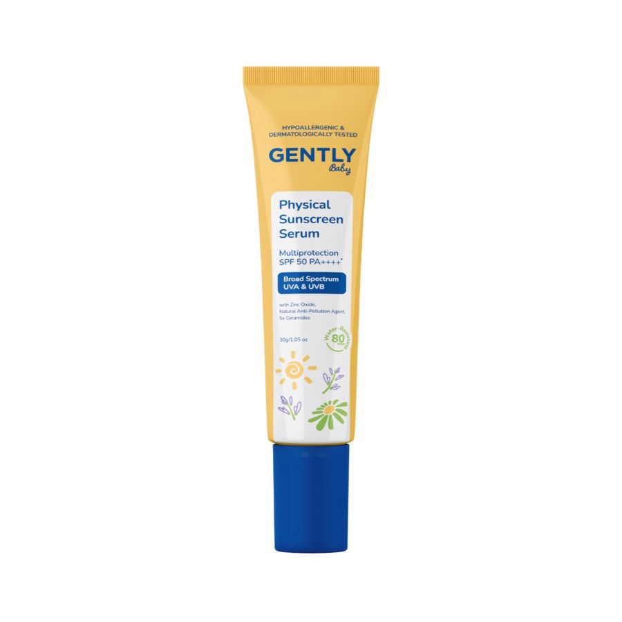 Gently Baby Physical Sunscreen Serum SPF 50 PA ++++ Perawatan Bayi 30ml
