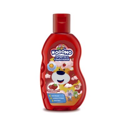 Kodomo Shampoo Gel Strawberry Shampoo Bayi Botol