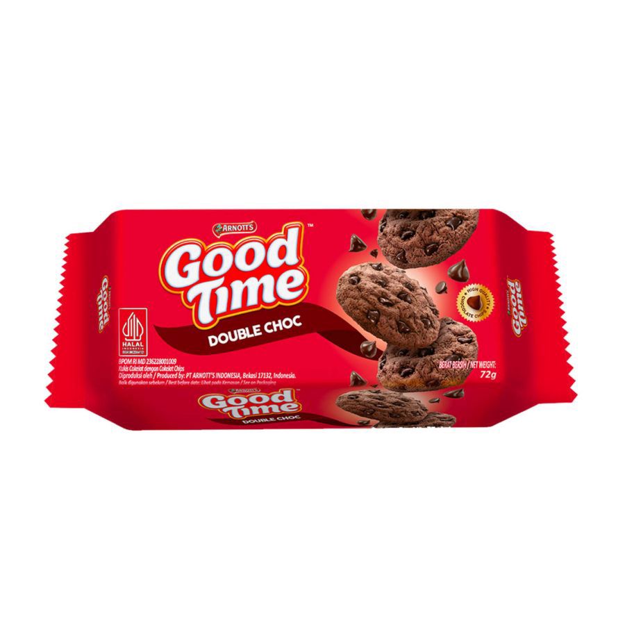 Good Time Double Choc Chocochip Cookies 72gram