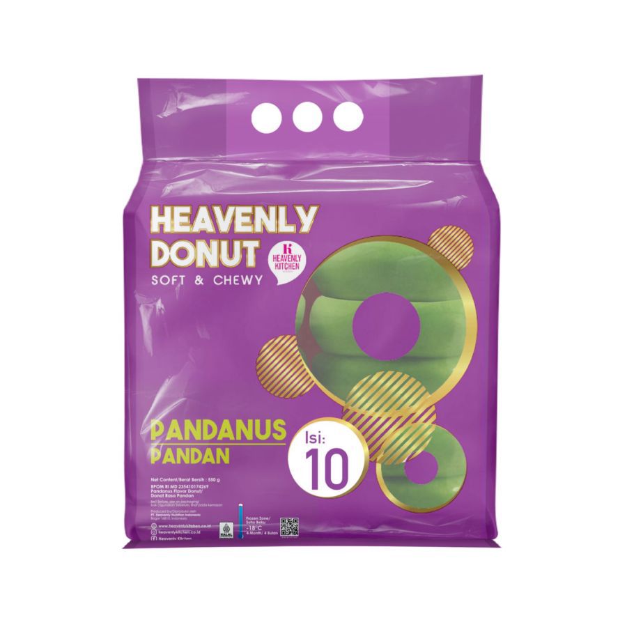 Heavenly Donut Pandan 550gram