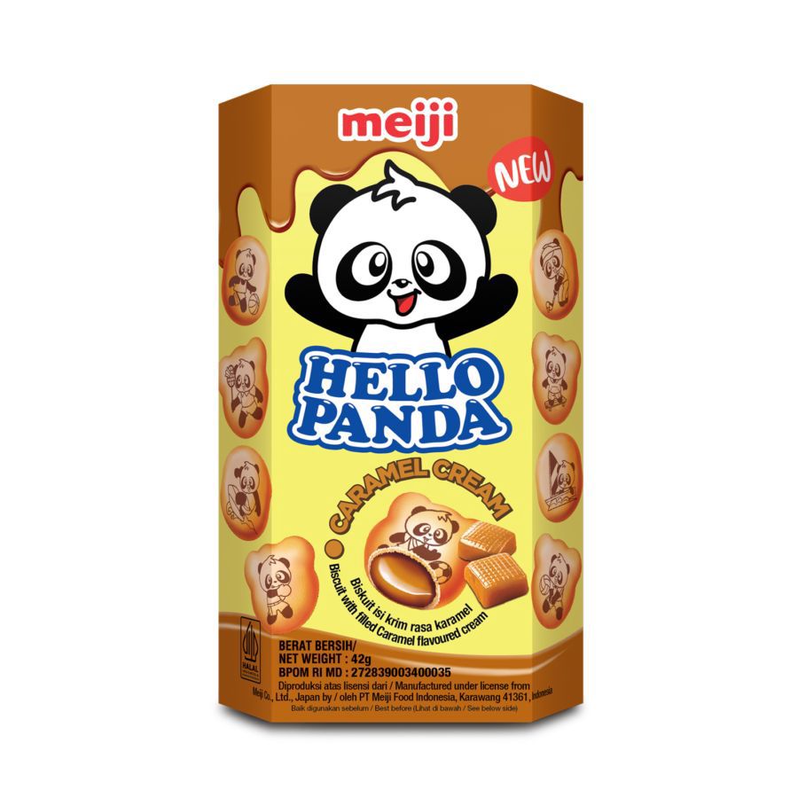 Hello Panda Caramel Biscuit 42gram