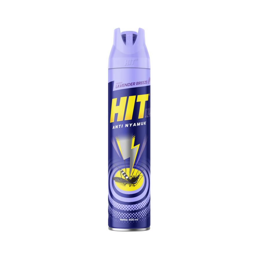 Hit Aerosol Lavender Breeze Pembasmi Serangga 400ml