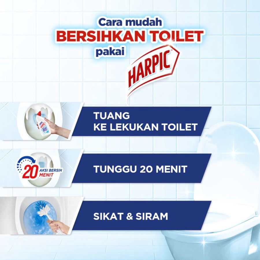 Harpic White & Shine Pembersih Toilet 450ml