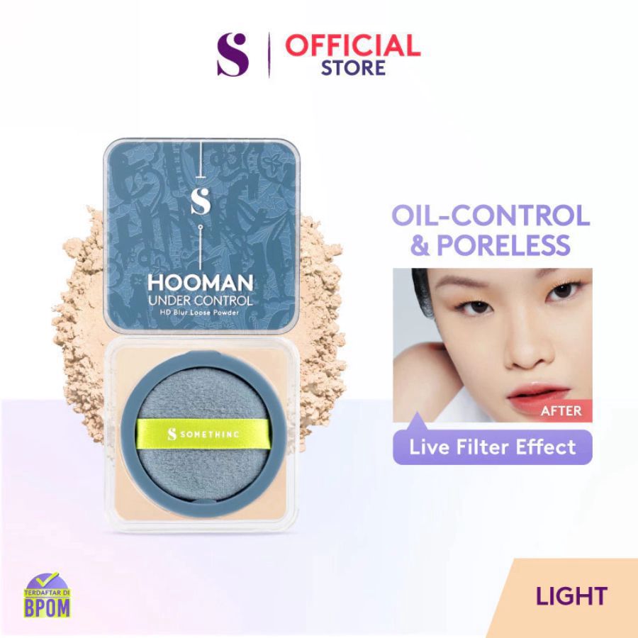 Somethinc Hooman Under Control HD Blur Loose Powder Light 13gram
