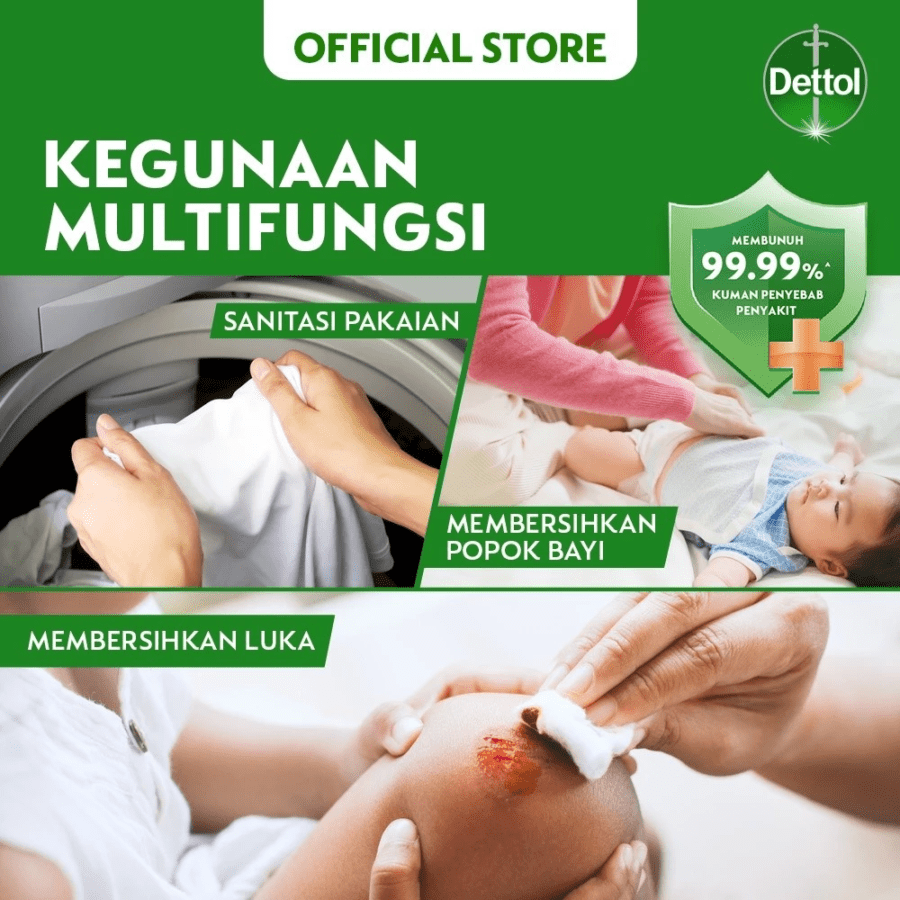 Dettol Cairan Antiseptik Disinfektan 245ml