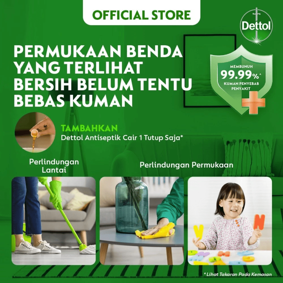 Dettol Cairan Antiseptik Disinfektan 245ml