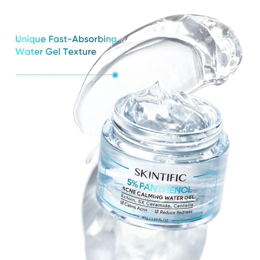 Skintific 5% Panthenol Acne Calming Water Gel 1pcs