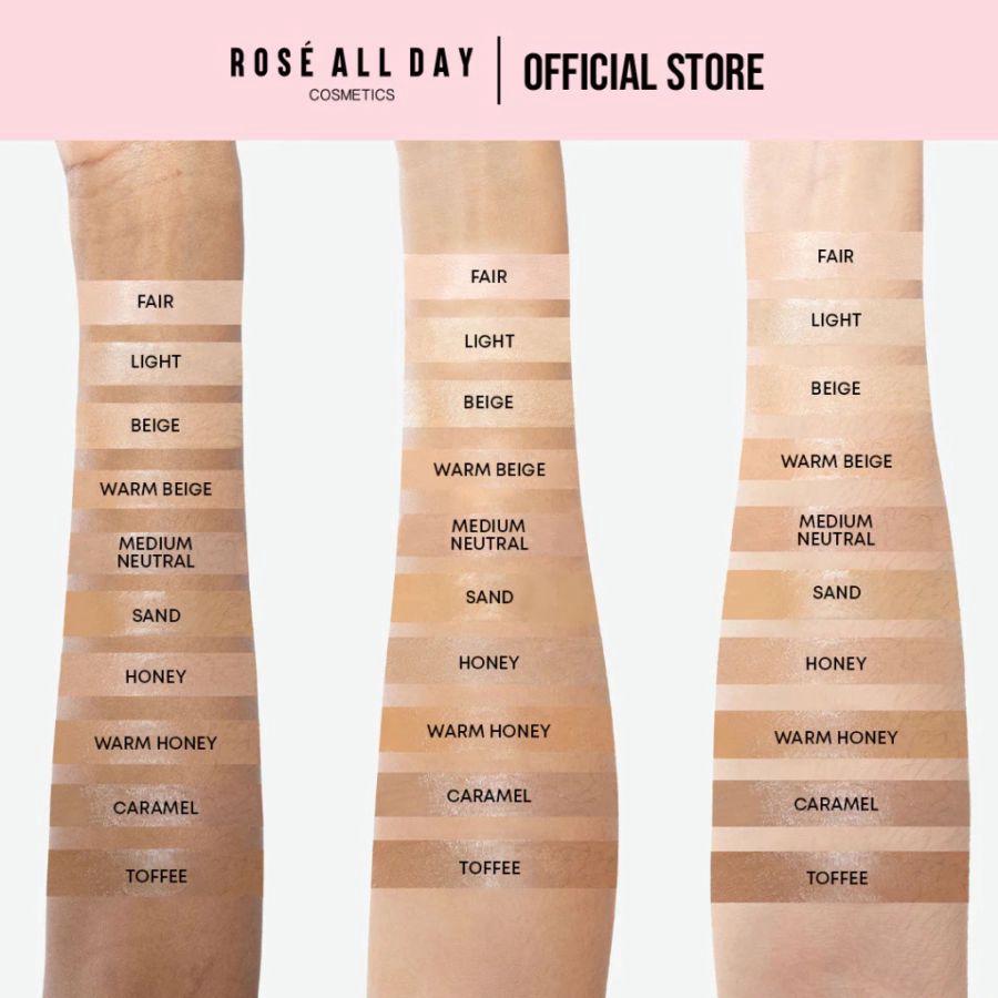 Rose All Day The Realest Lightweight Skin Tint Warm Beige