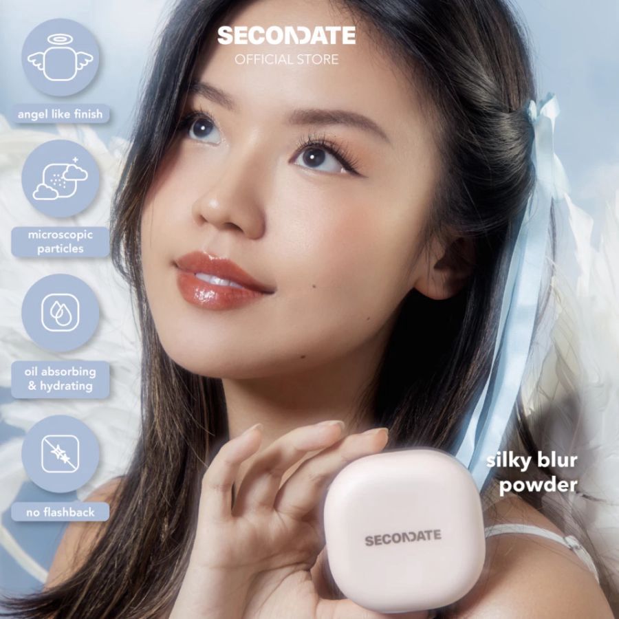 SECONDATE Silky Blur N00P Rose Radiance Loose Powder