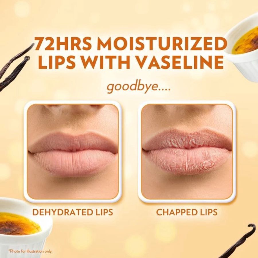 Vaseline Lip Balm Theraphy Creme Brulee 7gram 7gram