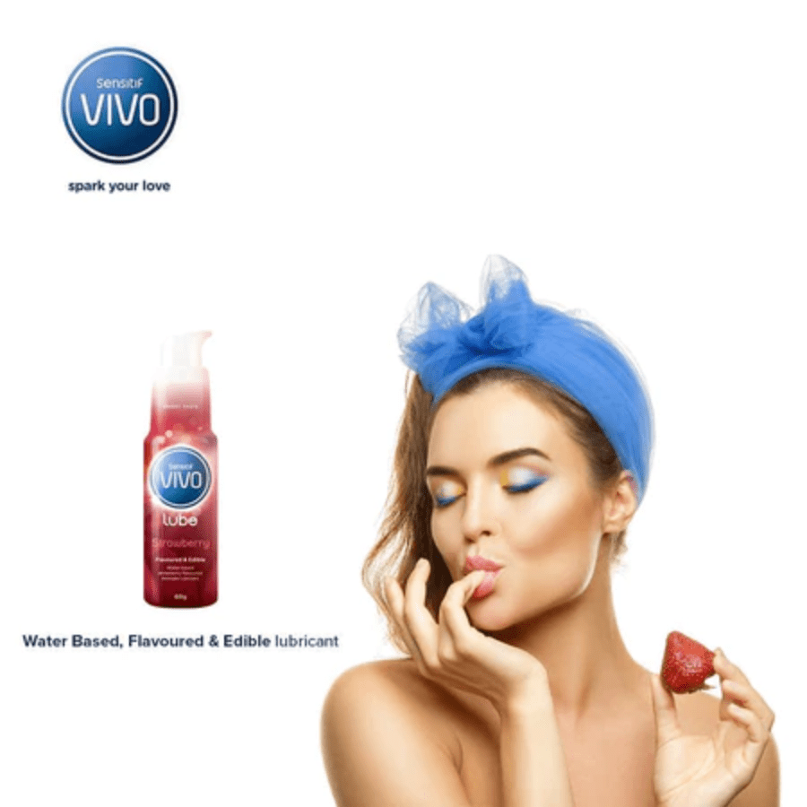 Sensitif Vivo Strawberry Intimate Lubricant 60gram