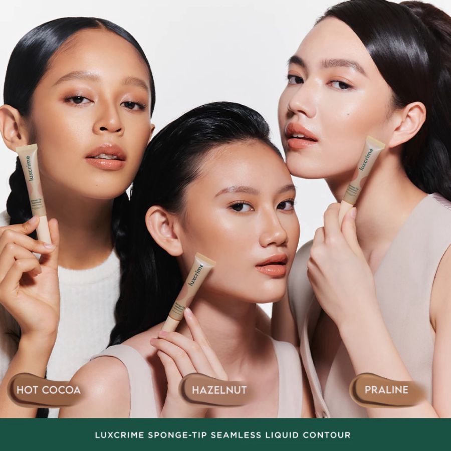 Luxcrime Sponge-Tip Seamless Liquid Contour Praline 1pcs