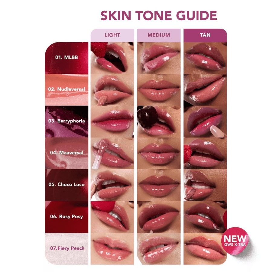 MOP Beauty G.W.S Plump Gloss Fiery Peach Lip Gloss 4ml