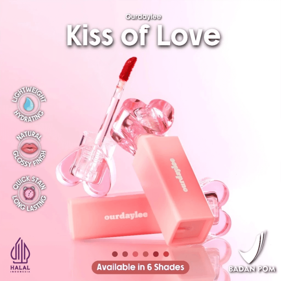 OURDAYLEE Kiss of Love Crush Lip Tint 3ml