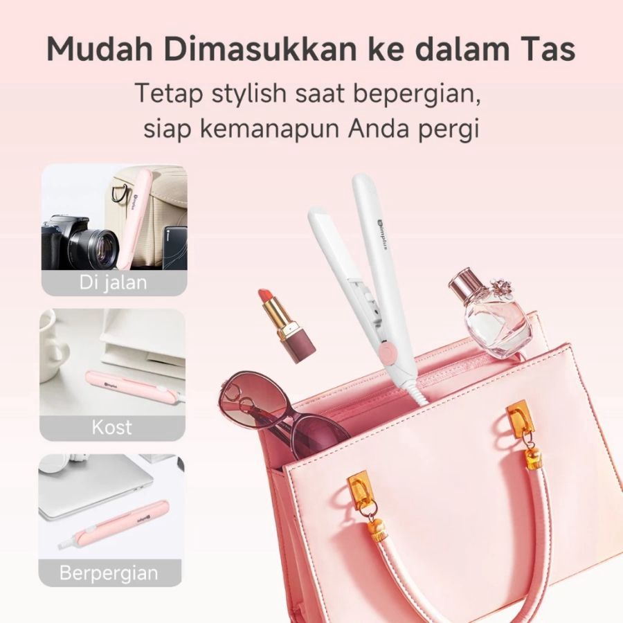 Simplus Catokan Rambut Portable Pink 1pcs