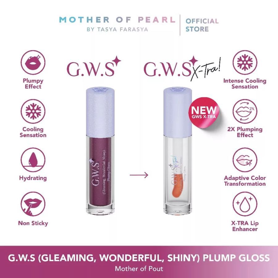 MOP Beauty G.W.S Plump Gloss Beeryphoria Lip Gloss 4ml 4ml