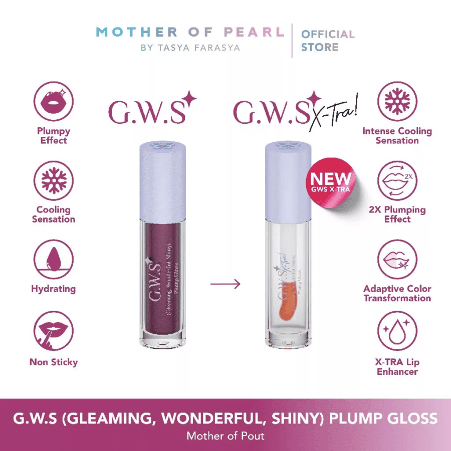 MOP Beauty G.W.S Plump Gloss Fiery Peach Lip Gloss 4ml