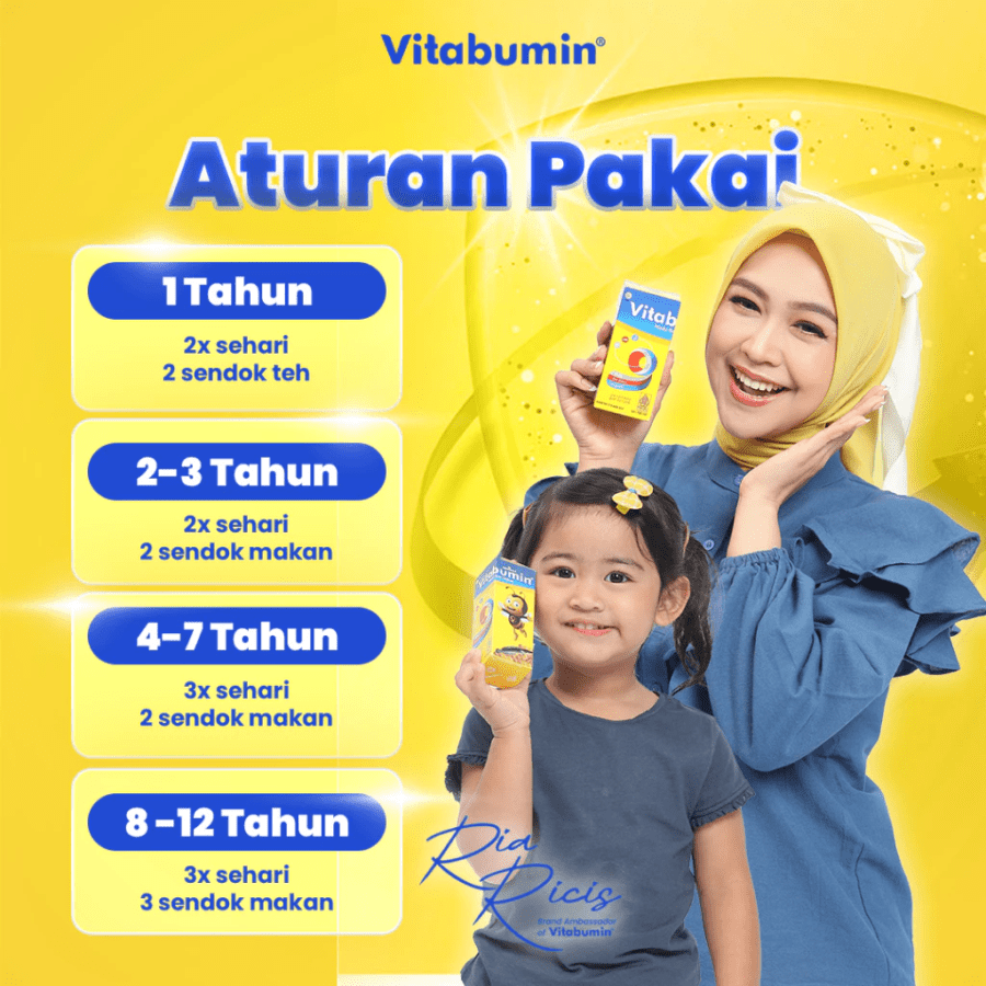 Vitabumin Madu & Ikan Gabus Suplemen Nafsu Makan Anak 130ml