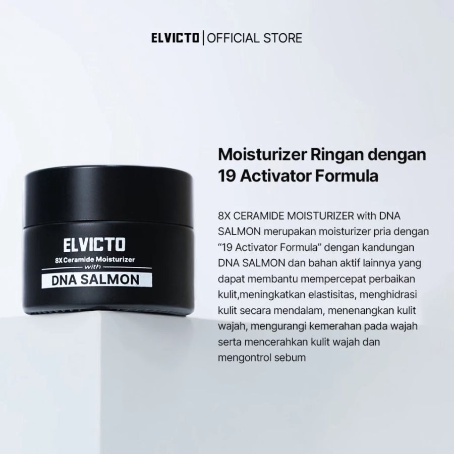 Elvicto 8X Ceramide With DNA Salmon Moisturizer Pria 15ml