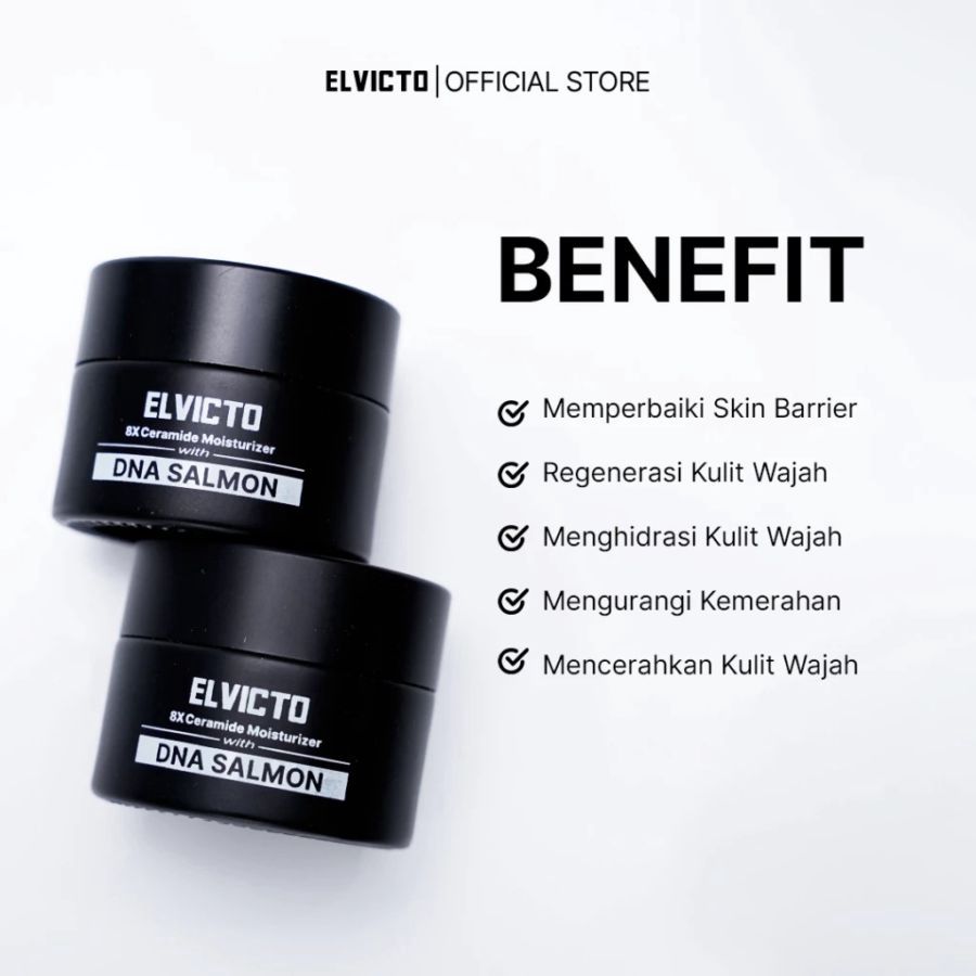 Elvicto 8X Ceramide With DNA Salmon Moisturizer Pria 15ml