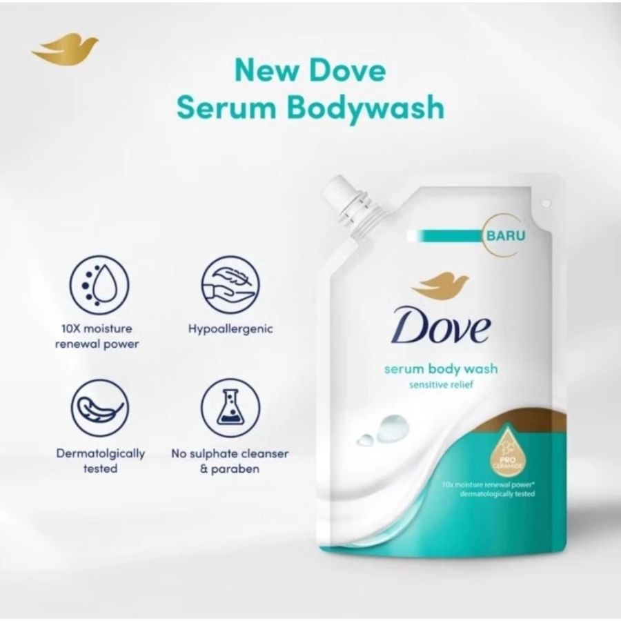 Dove Sensitive Relief Serum Body Wash 400ml