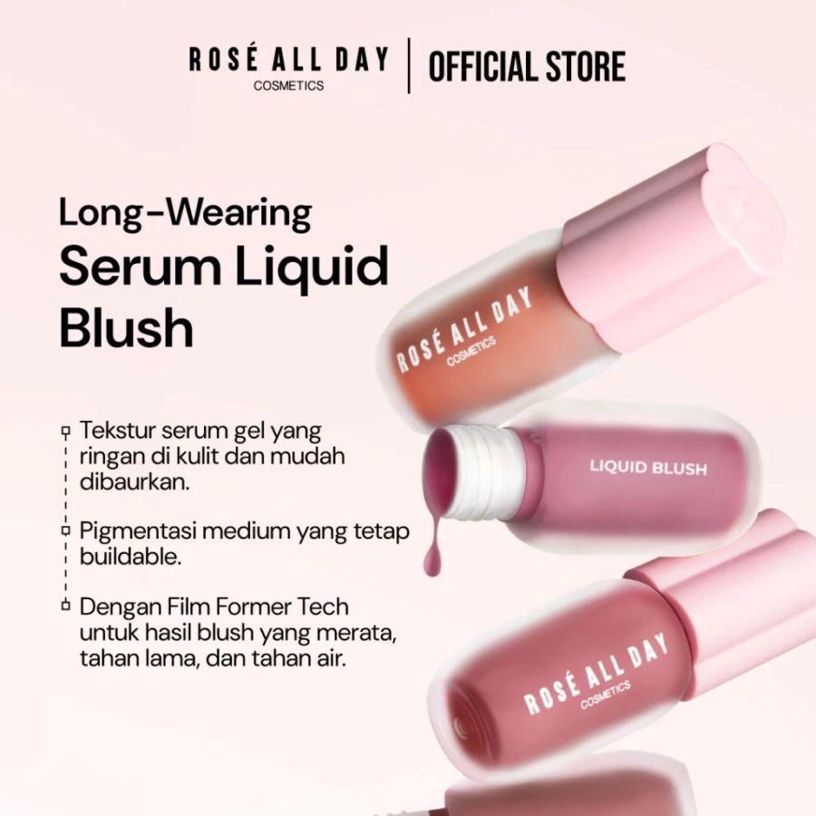 Rose All Day Cheeky Flush Summer Crush Liquid Blush 10ml