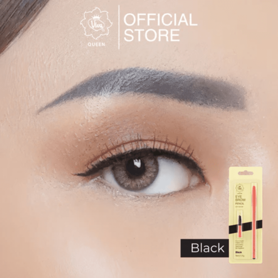 Viva Queen Black Eye Brow Pencil 1pcs