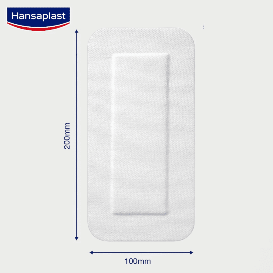 Hansaplast Sensitive 4XL Plester Pasca Operasi dan Luka Besar 5sheets