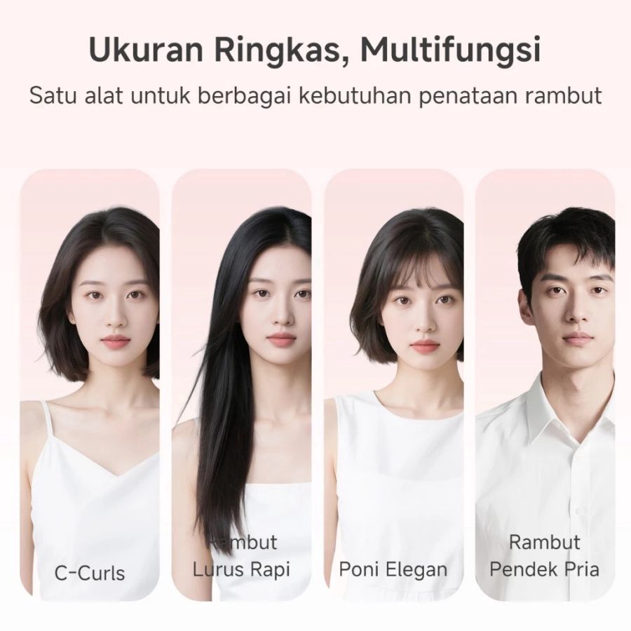 Simplus Catokan Rambut Portable Pink 1pcs