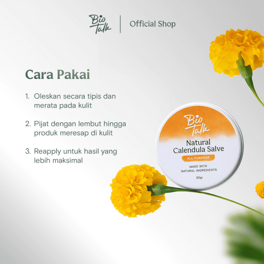 Biotalk Natural Calendula Salve Krim Kulit 30gram