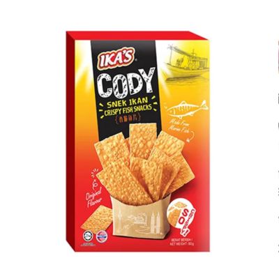 Ika's Cody Crispy Fish Snack Original Flavour 60gram