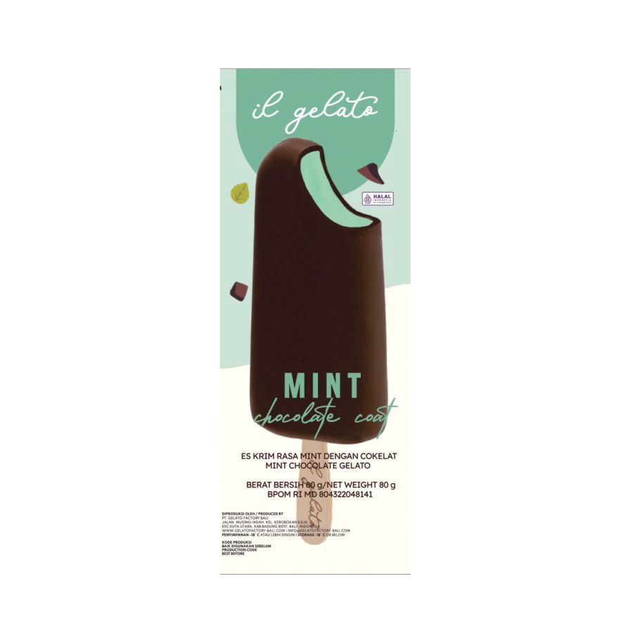 IL Gelato Mint Chocolate Coat Ice Cream Stick 12gram