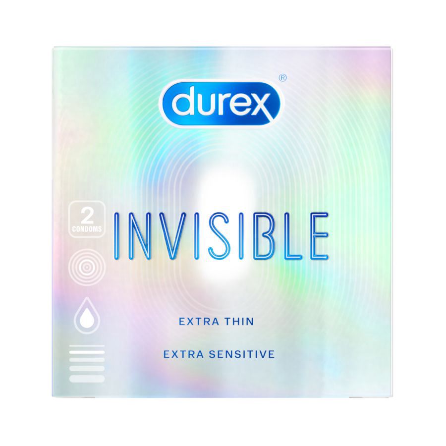 Durex Invisible Extra Thin Kondom Pria 2sachets