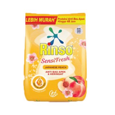 Rinso SensiFresh Japanese Peach Deterjen Bubuk