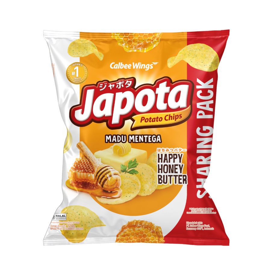 Japota Keripik Kentang Happy Honey Butter 115gram