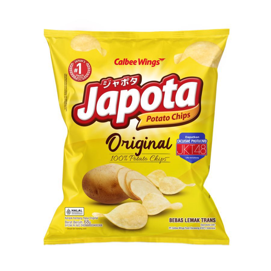 Japota Potato Chips Original 68gram