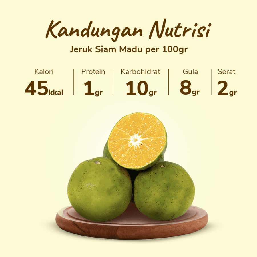 Jeruk Peras Manis Siam Madu Astro Farm 4-6 pcs 500-550gram