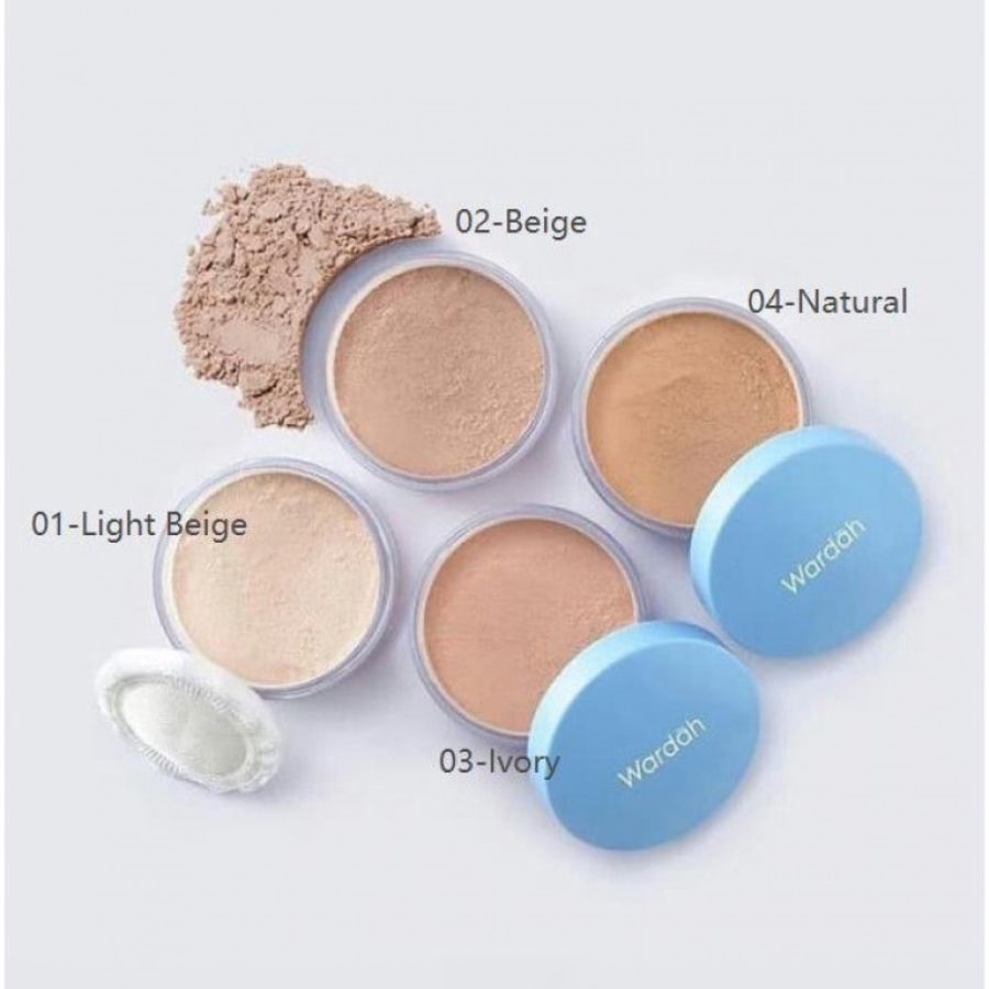 Wardah Lightening Matte 04 Light Ivory Loose Powder 20gram