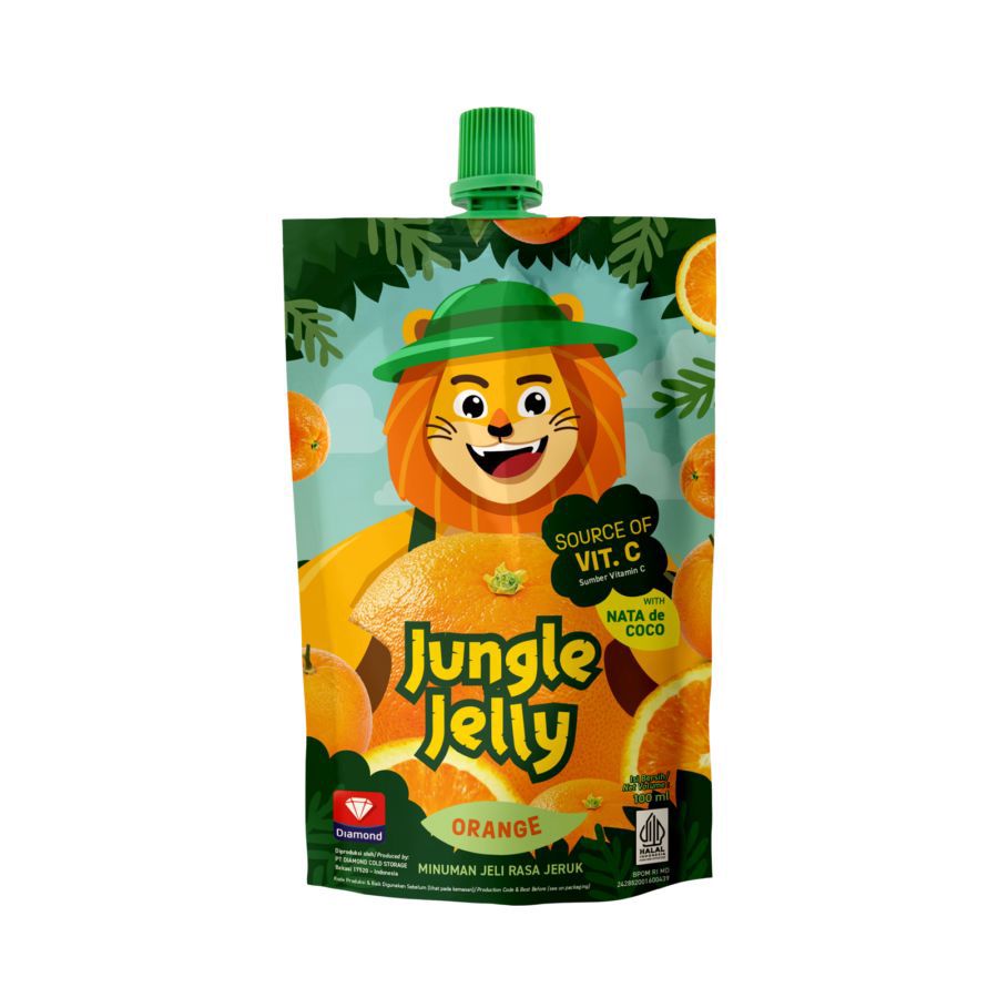 Jungle Jelly Orange 100ml 1pcs