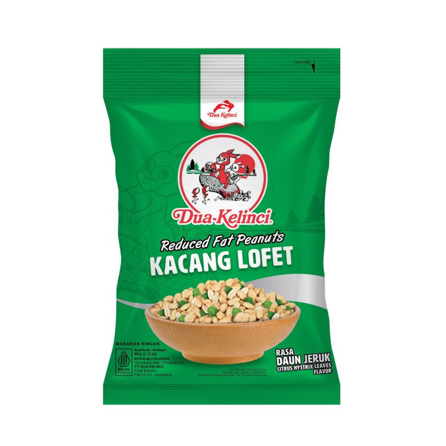 Dua Kelinci Kacang Lofet Rendah Lemak