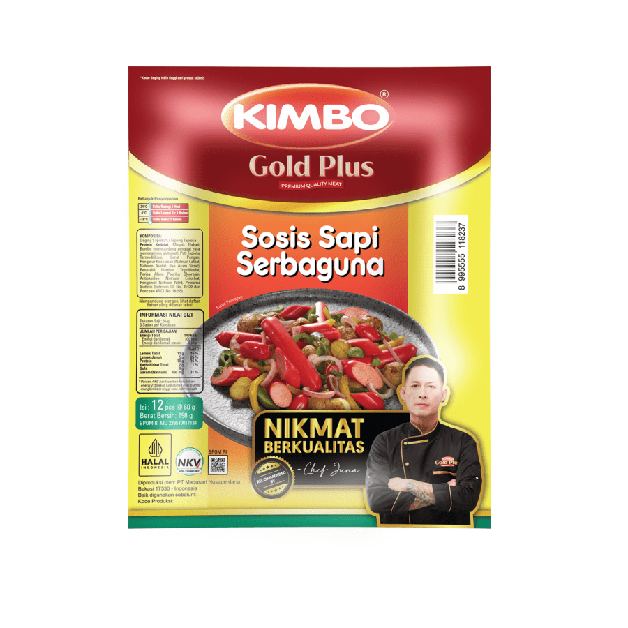 Kimbo Sosis Sapi Serbaguna 12pcs 396gram