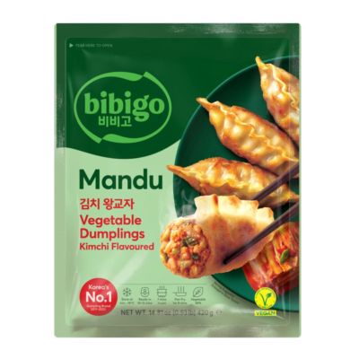 Bibigo Mandu Vegetable Dumplings Kimchi Flavoured 420gram