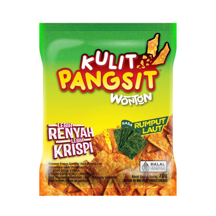 Kulit Pangsit Rumput Laut 70gr 1pcs