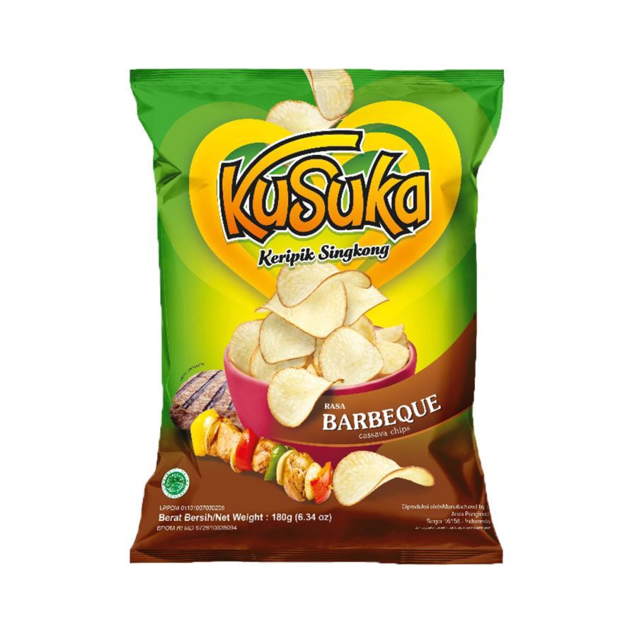 Kusuka Keripik Singkong Barbeque 180gram