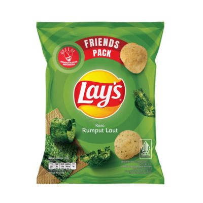 Lay's Keripik Kentang Rasa Rumput Laut Big Pack
