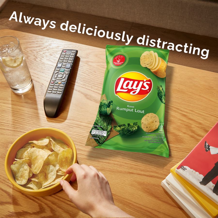 Lay's Keripik Kentang Snack Rasa Rumput Laut 64gram