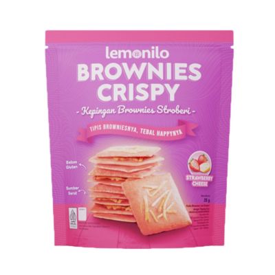 Lemonilo Brownies Crispy Strawberry Cheese