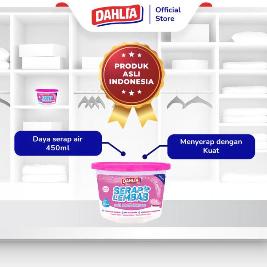 Dahlia Serap Lembab Lightly Scented 450ml