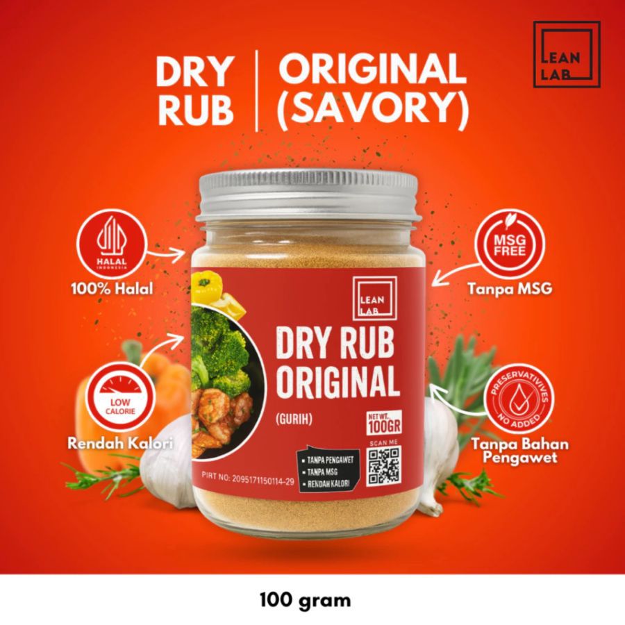 Lean Lab Dry Rub Original 100gram