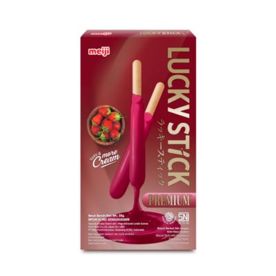 Lucky Stick Premium Strawberry Biscuit